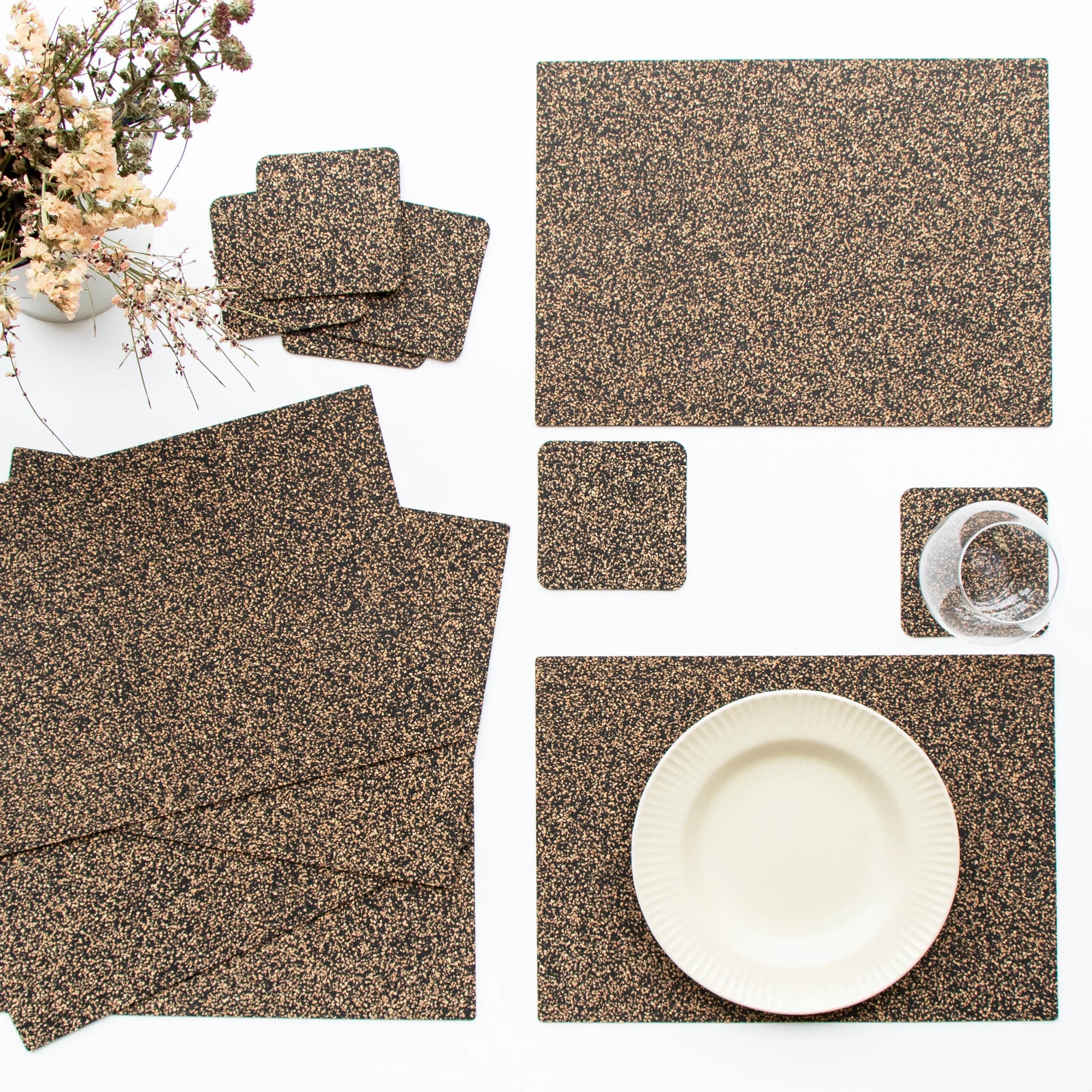 Dash Rectangle Placemats and Coasters Bundle | Table S/6