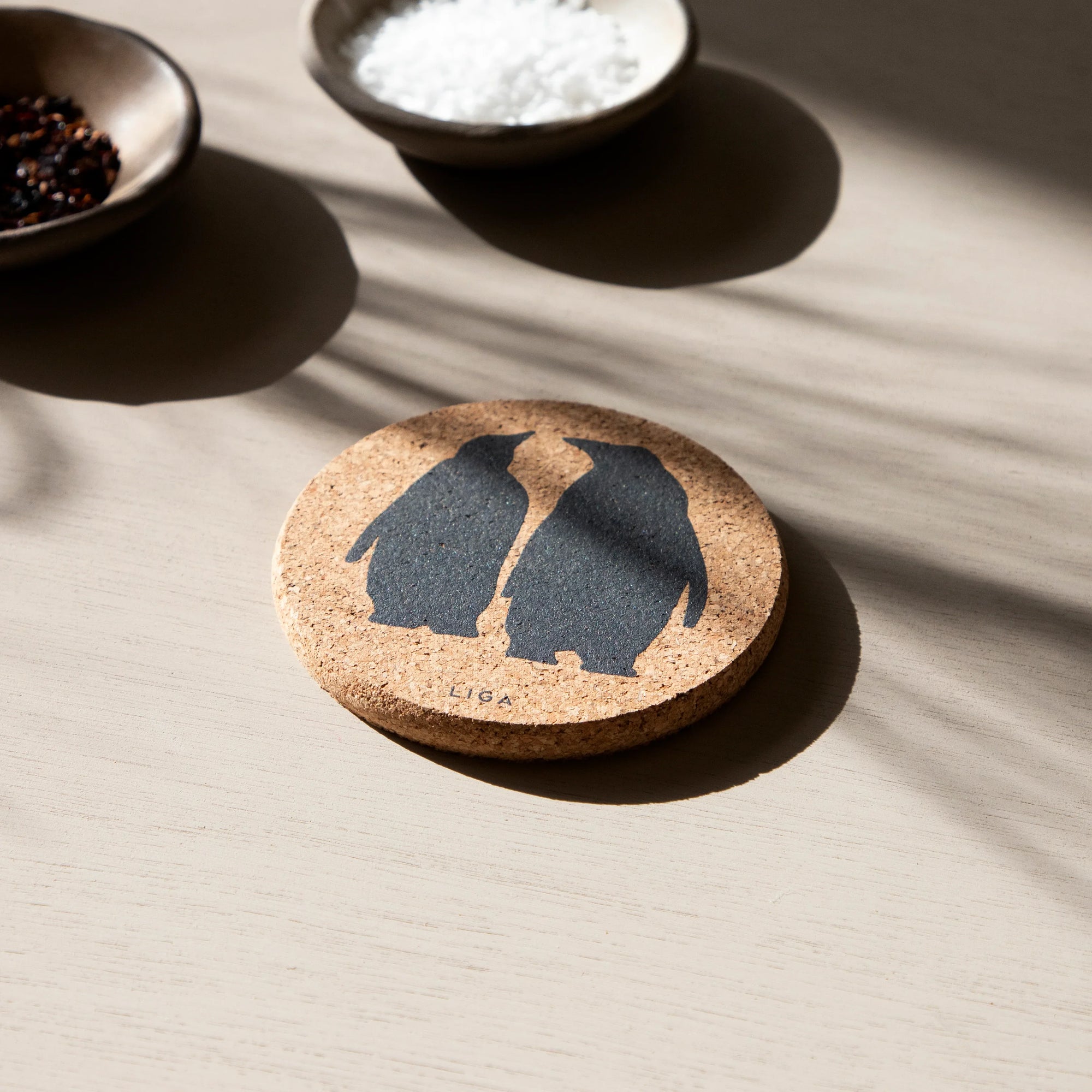 Cork Coaster | Penguins