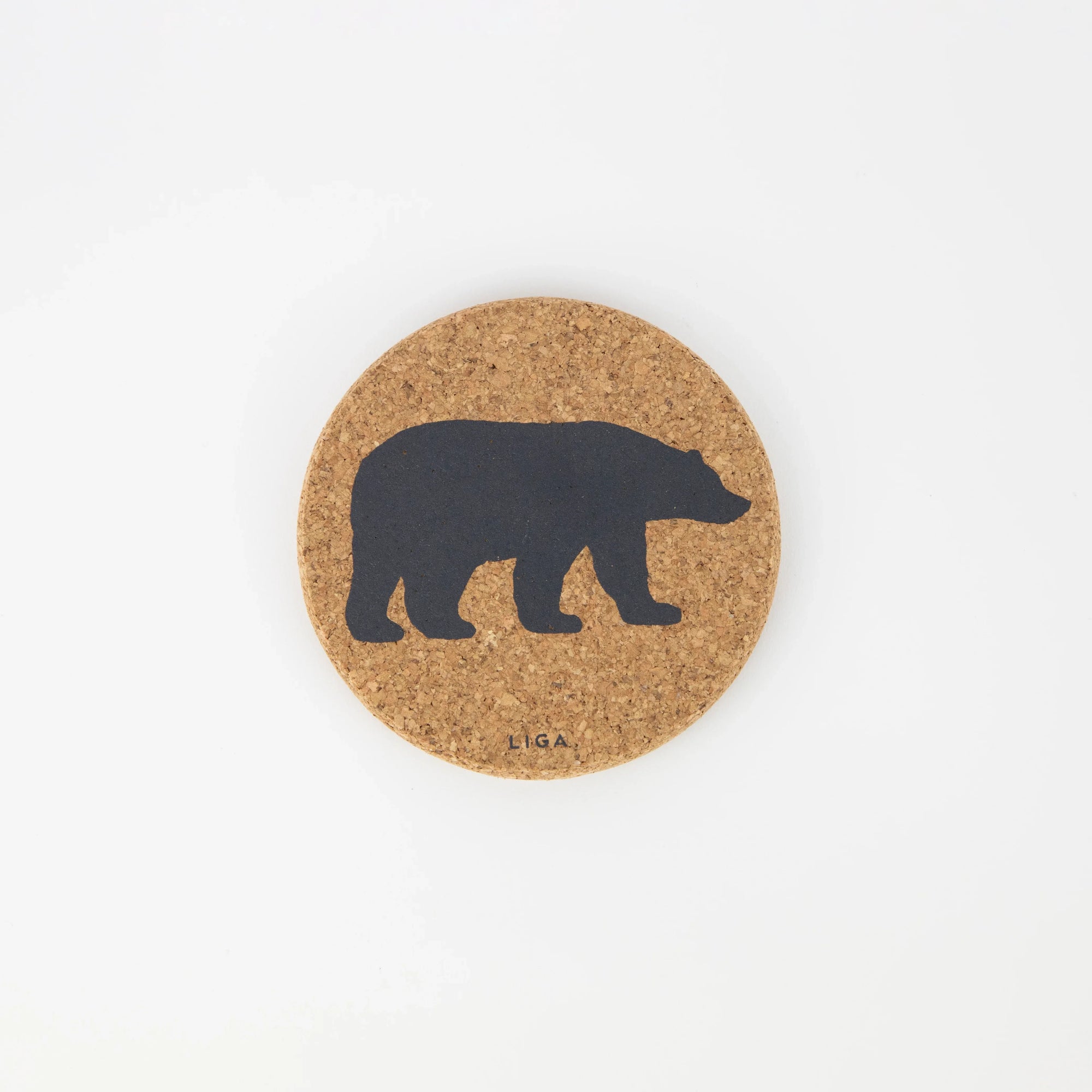 Cork Coaster | Polar Bear