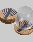 Cork Coaster | Winter Tree