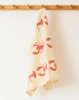Tea Towel and matching Dishcloths | Mackerel & Lobster