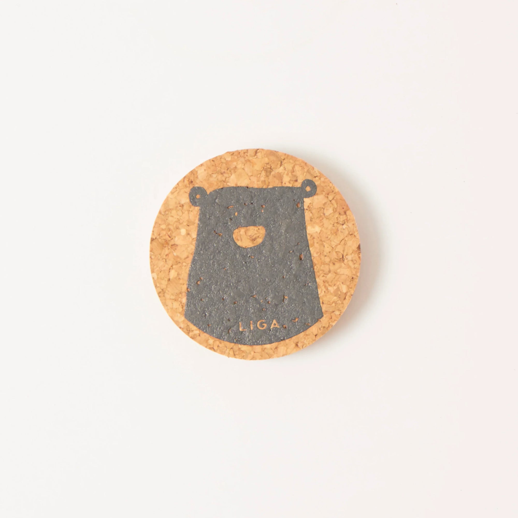Round Organic Magnet | Bear