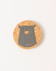 Round Organic Magnet | Bear