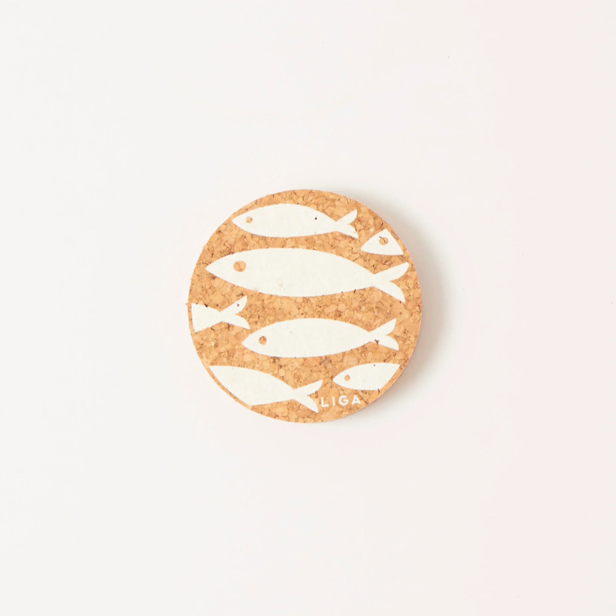 Round Organic Magnet | Fish