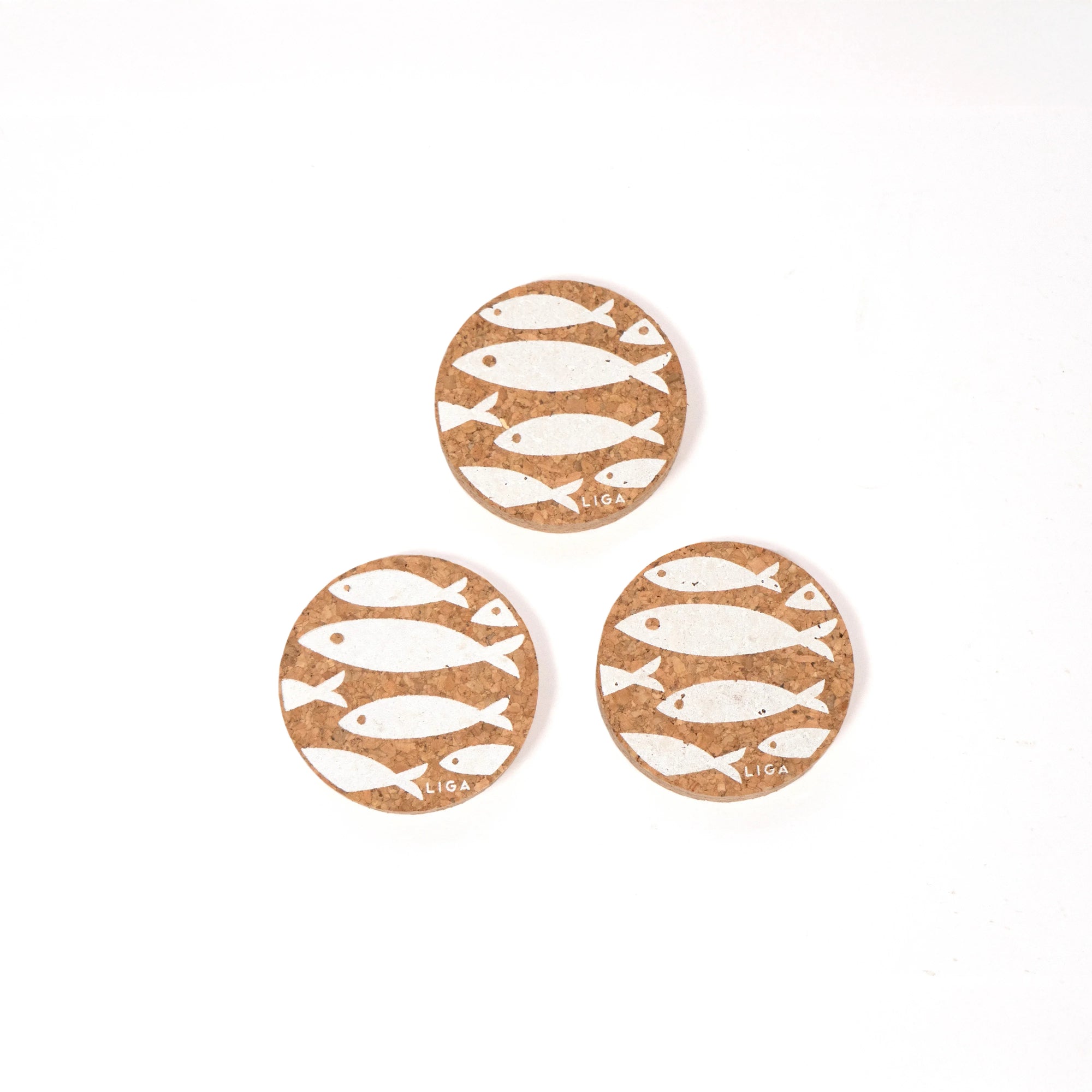 Round Organic Magnet | Fish