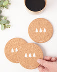 Cork Coasters | mini Trees