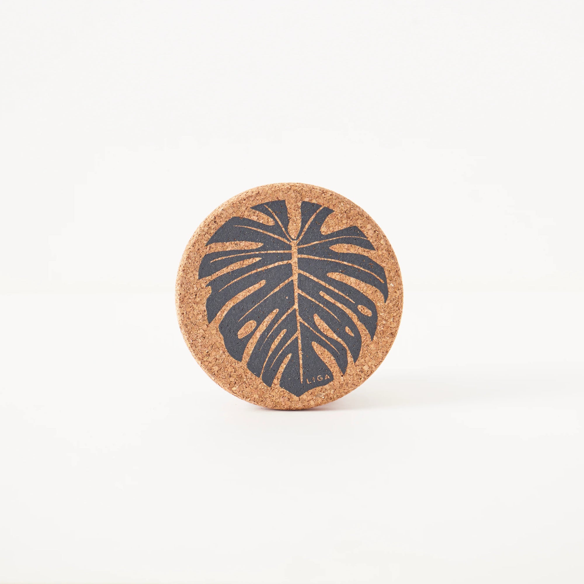 Cork Coasters | Monstera