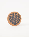 Cork Coasters | Monstera