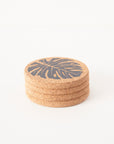 Cork Coasters | Monstera
