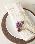 Organic Linen Napkins | Flowers S/2