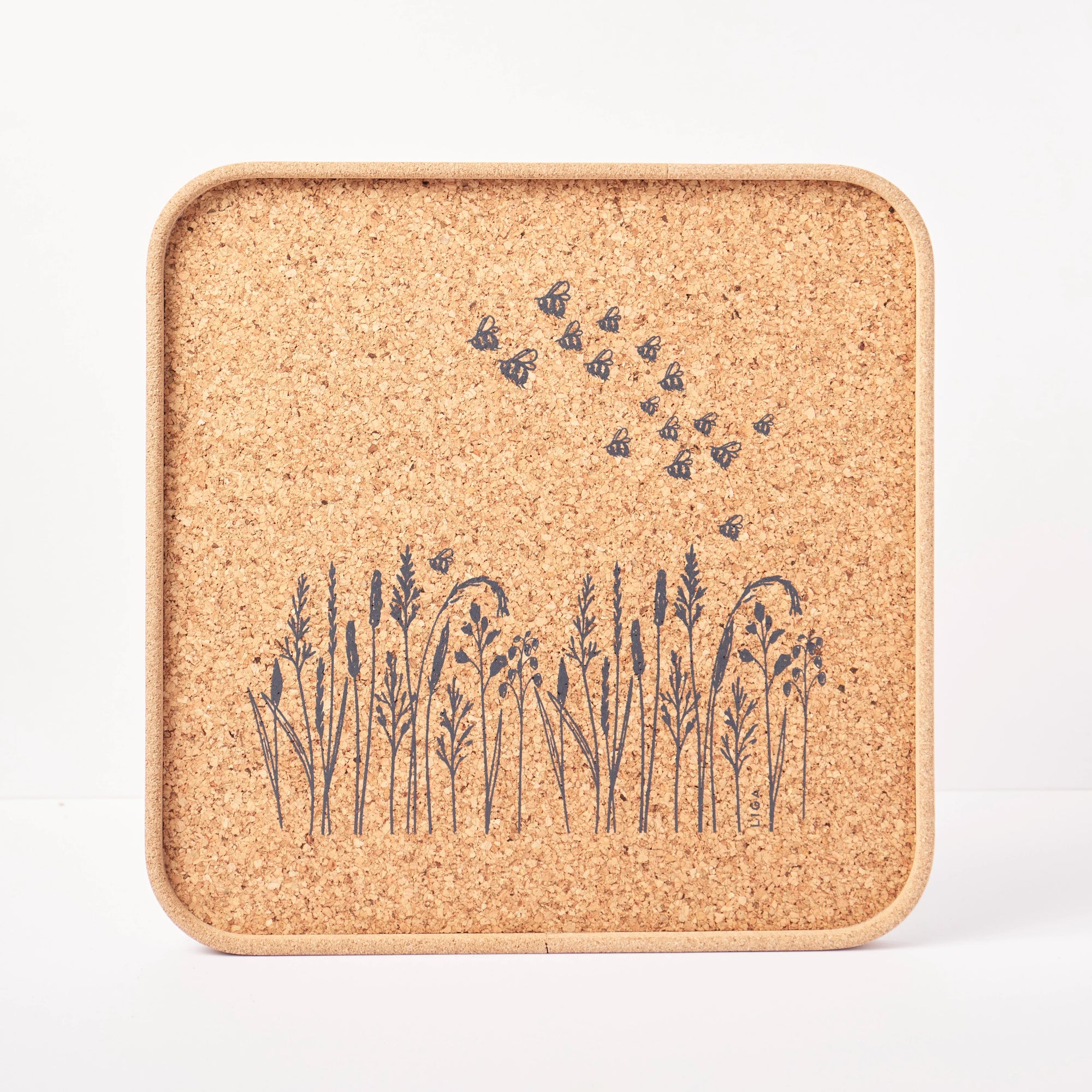 Eco Cork Tray | Native Grasses