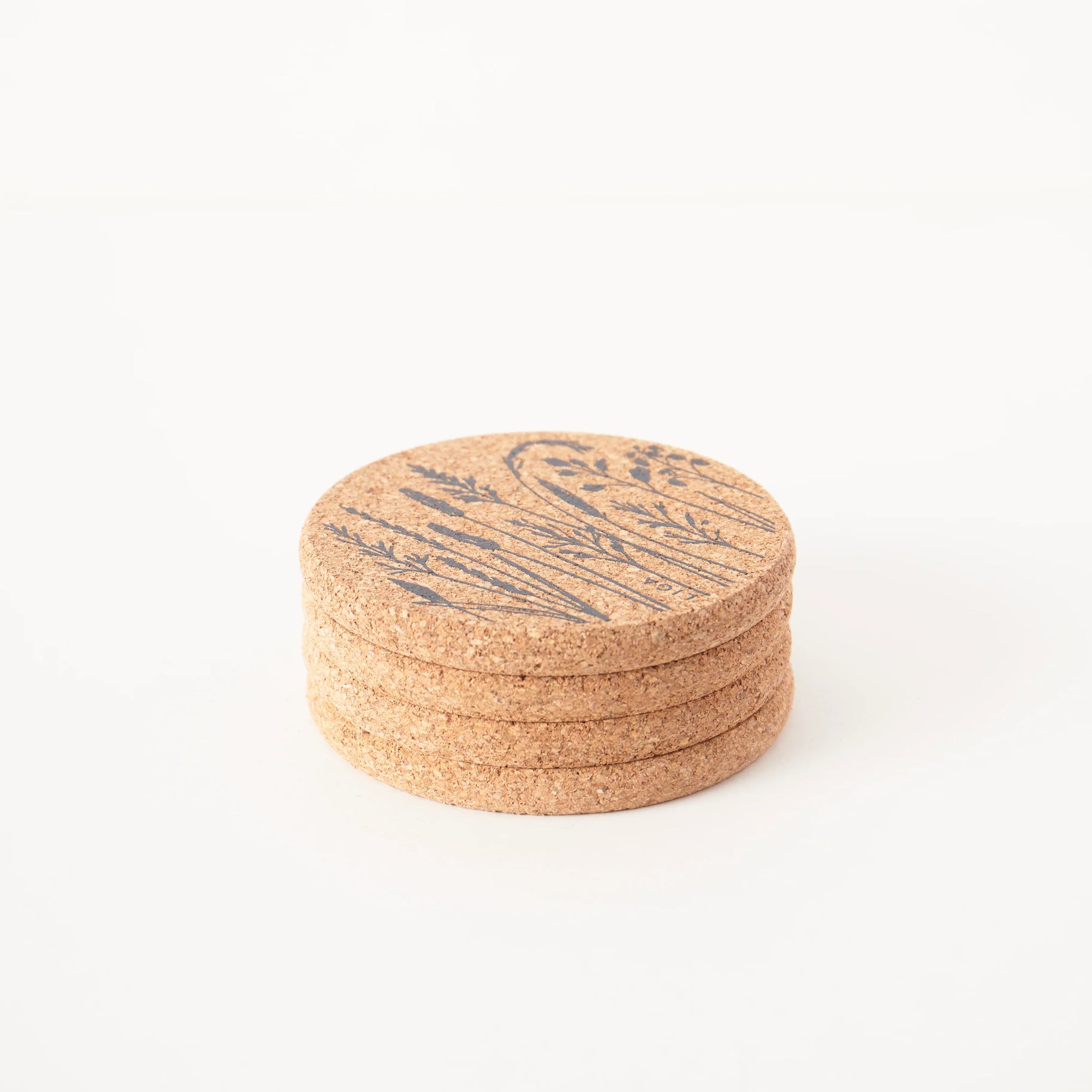 Cork Coasters | Native Grasses