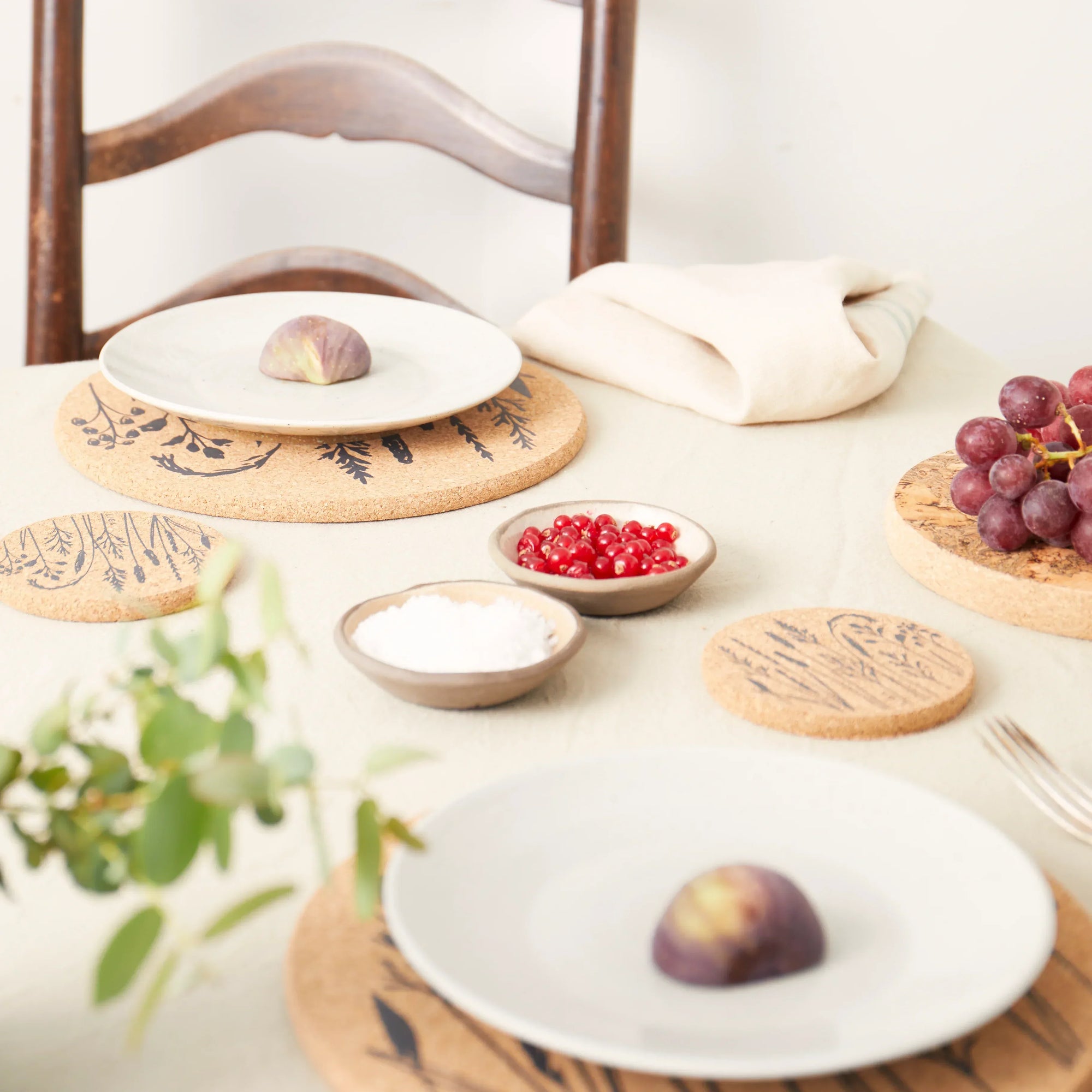 Cork Coasters | Native Grasses