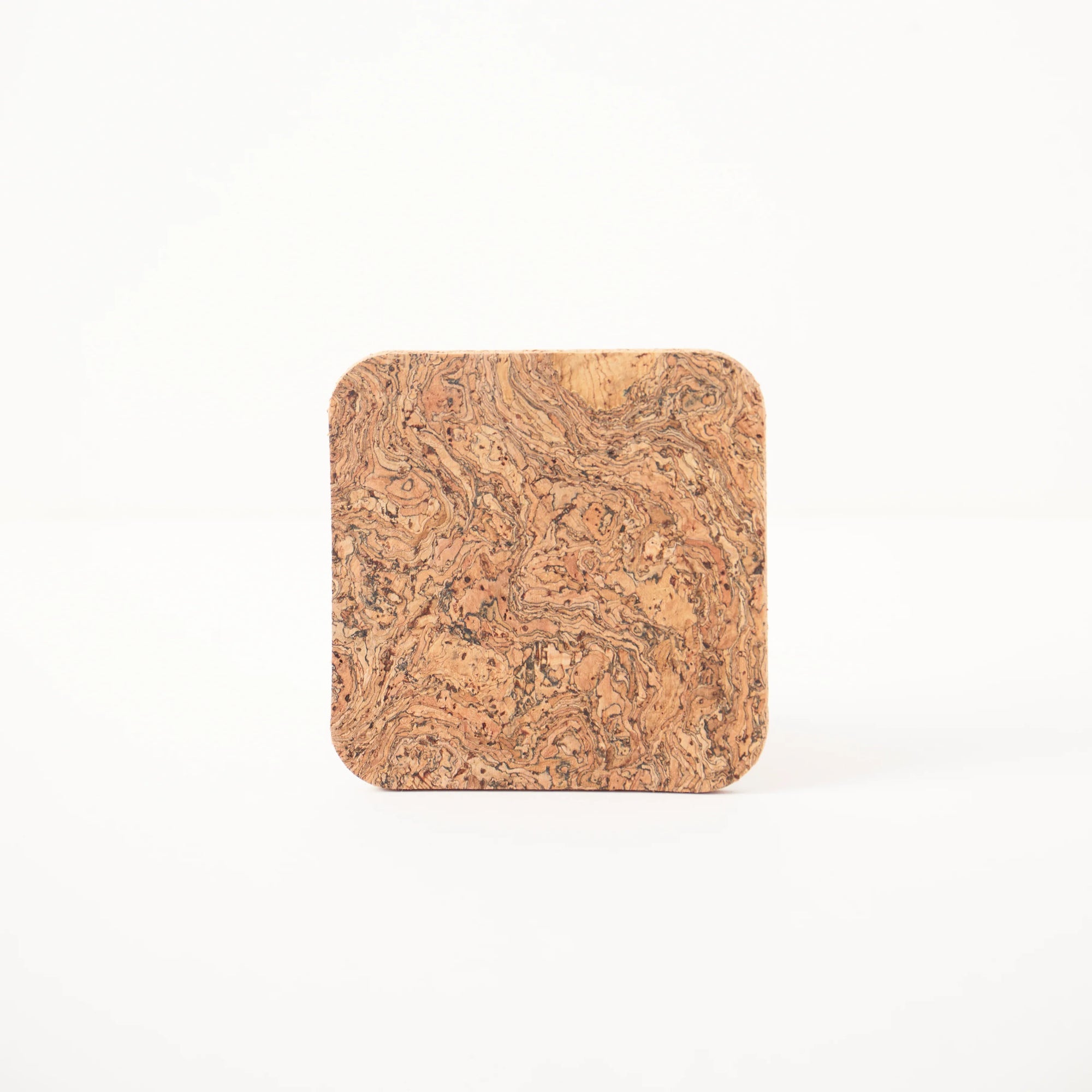 Natural Cork Coasters | Square Set of 4