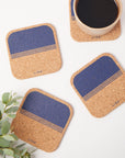 Cork Coasters | Ocean Set of 4