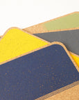 Cork Placemats Rectangle | Beach Set of 4