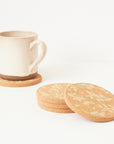 Cork Coasters | Olive & Pip Green