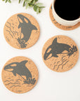 Cork Coasters | Orca