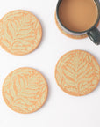 Cork Coaster - Phytophilia Green