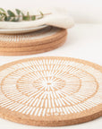 Cork Placemats | Sandy Lines