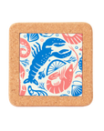 Seafood Platter | Cork and Tile Trivet, Tea Towel and Dishcloths