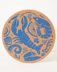 Cork Placemat - Seafood Platter
