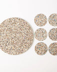 Beach Clean Round Placemats and Coasters Bundle | Table S/6