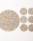 Beach Clean Round Placemats and Coasters Bundle | Table S/6