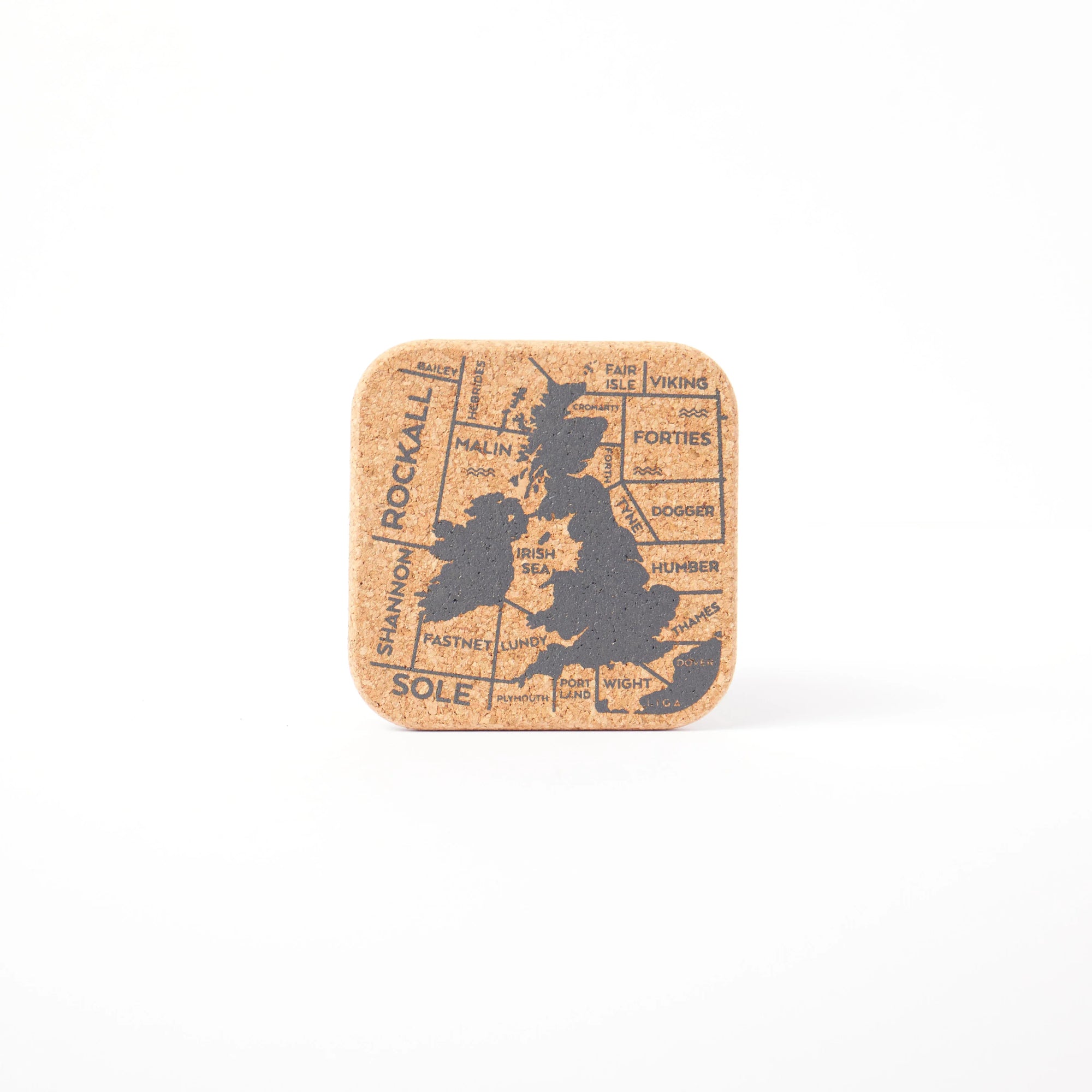 Cork Coasters | Shipping Forecast | Set of 4