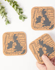 Cork Coasters | Shipping Forecast | Set of 4