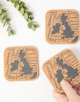 Cork Coasters | Shipping Forecast | Set of 4