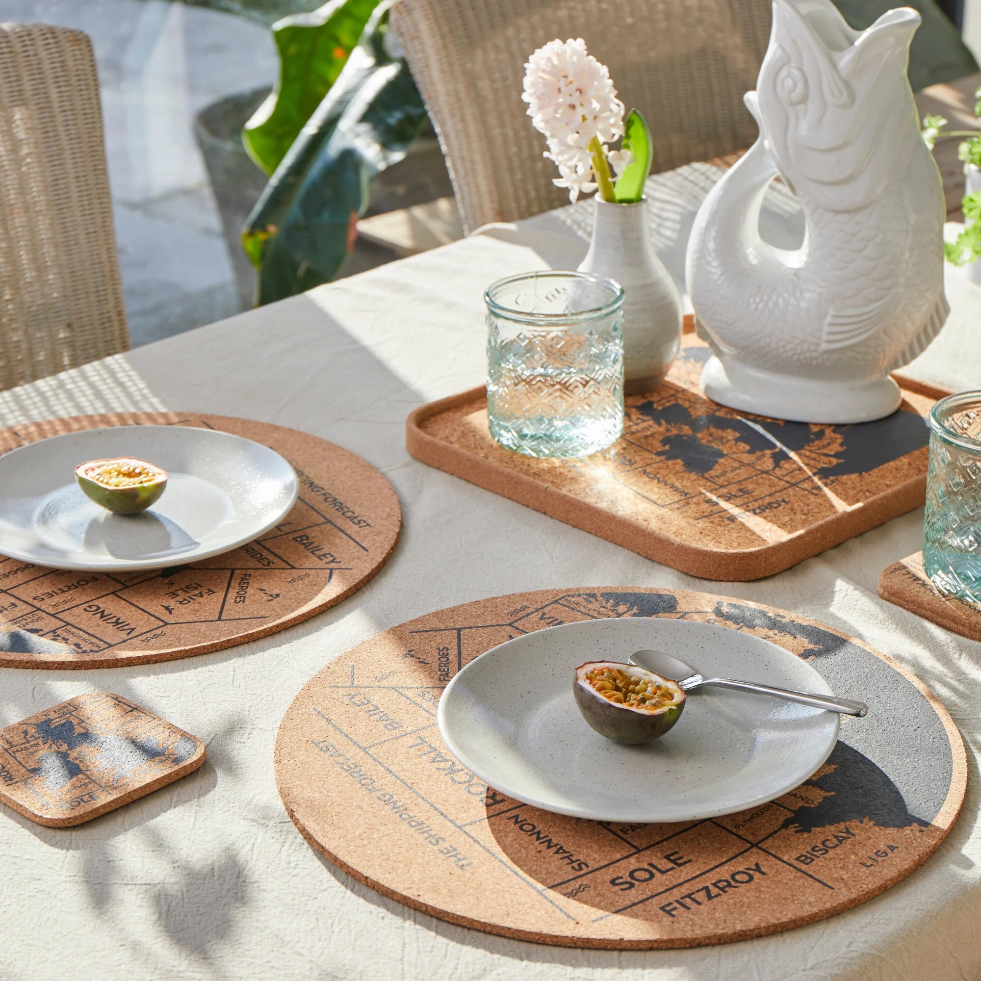 Cork Max Placemats | Shipping Forecast | Set of 2