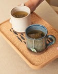 Eco Cork Tray | Fish Grey