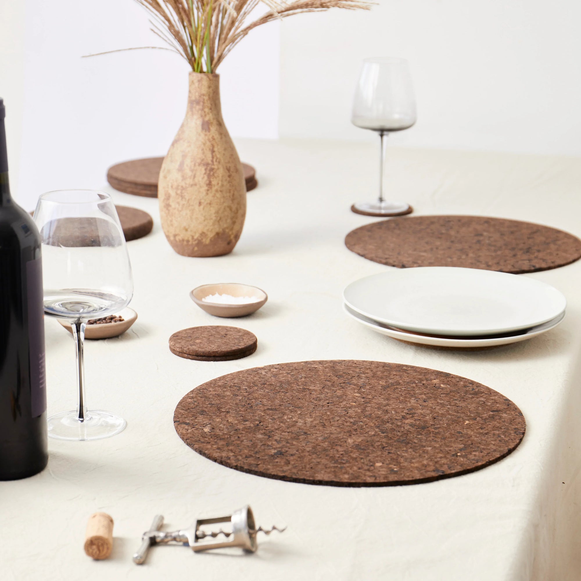 Smoked Cork Placemats | Max S/2