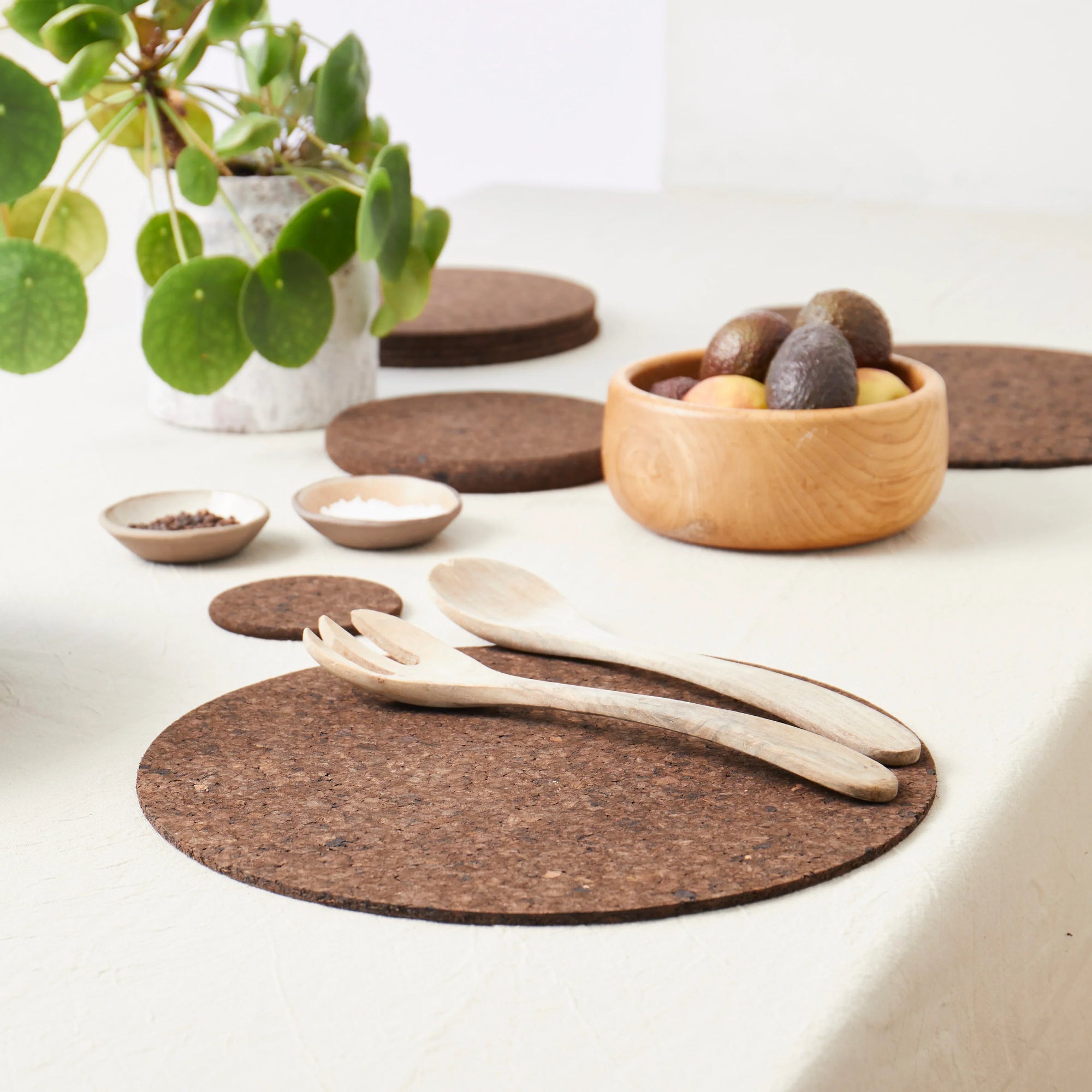 Smoked Cork Placemats | Max S/2