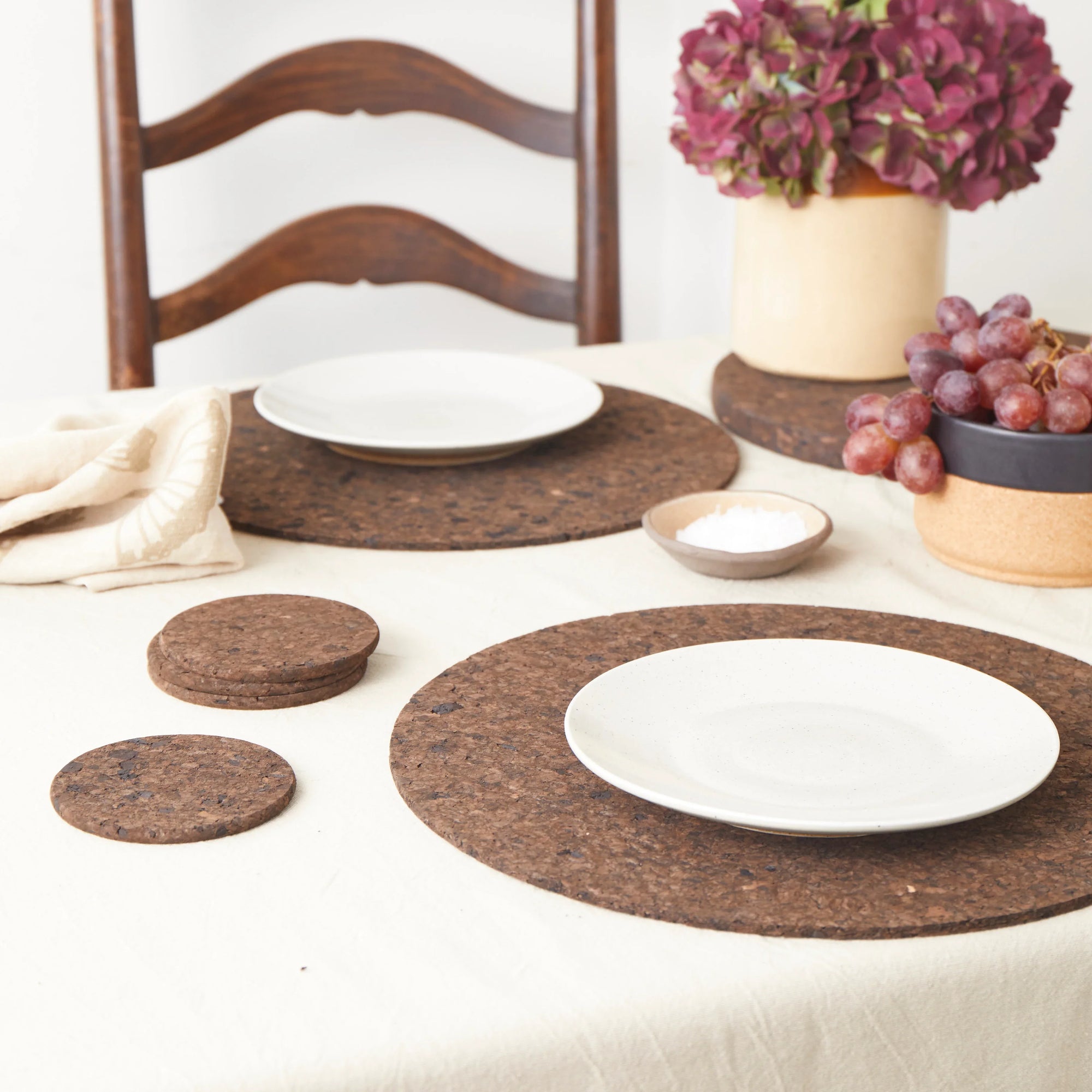 Smoked Cork Placemats | Max S/2