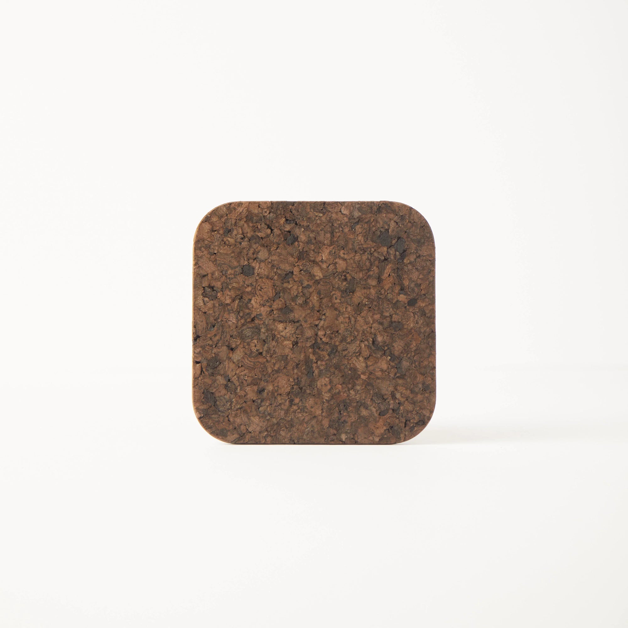 Smoked Cork Coasters | Square Set of 4