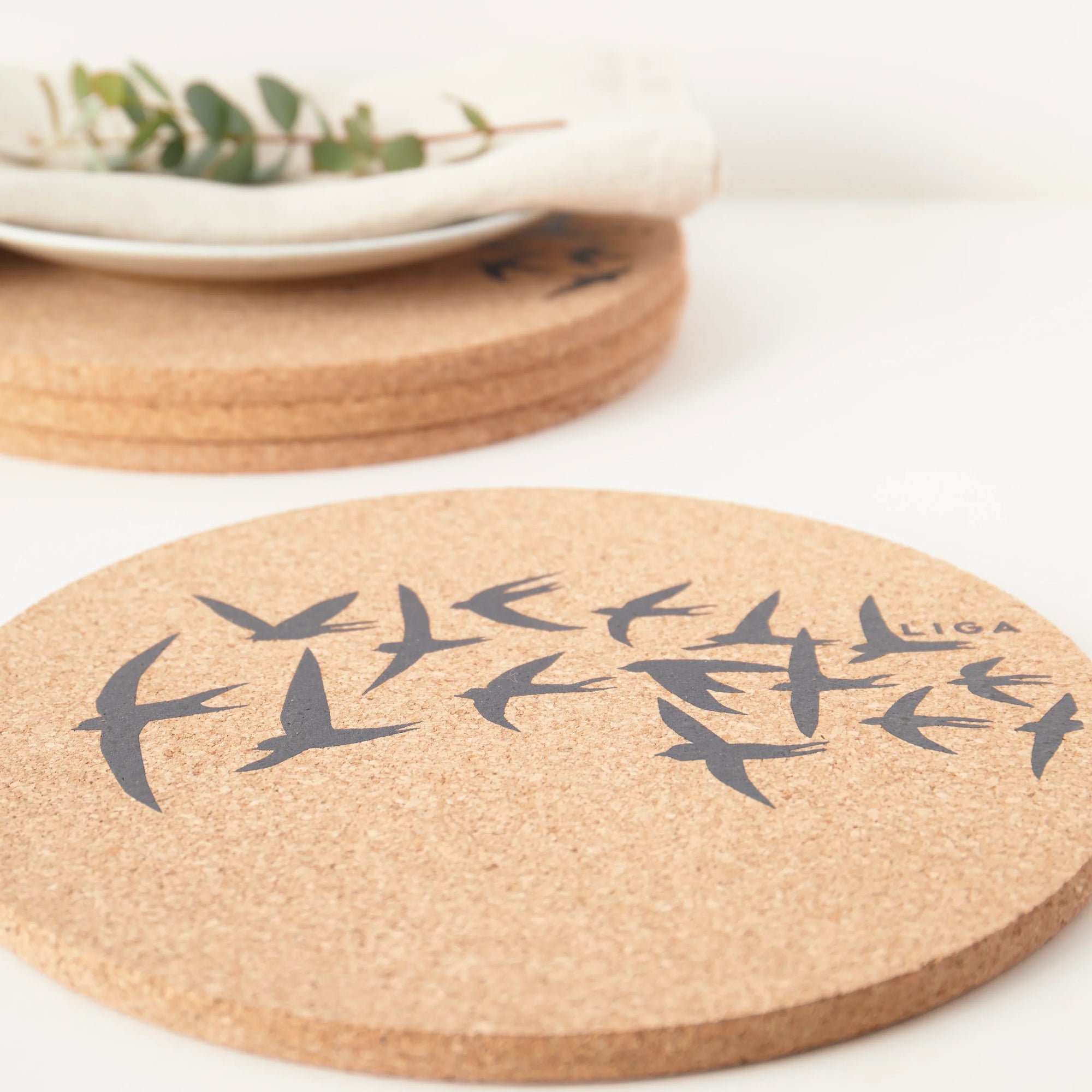 Cork Placemats | Swallows