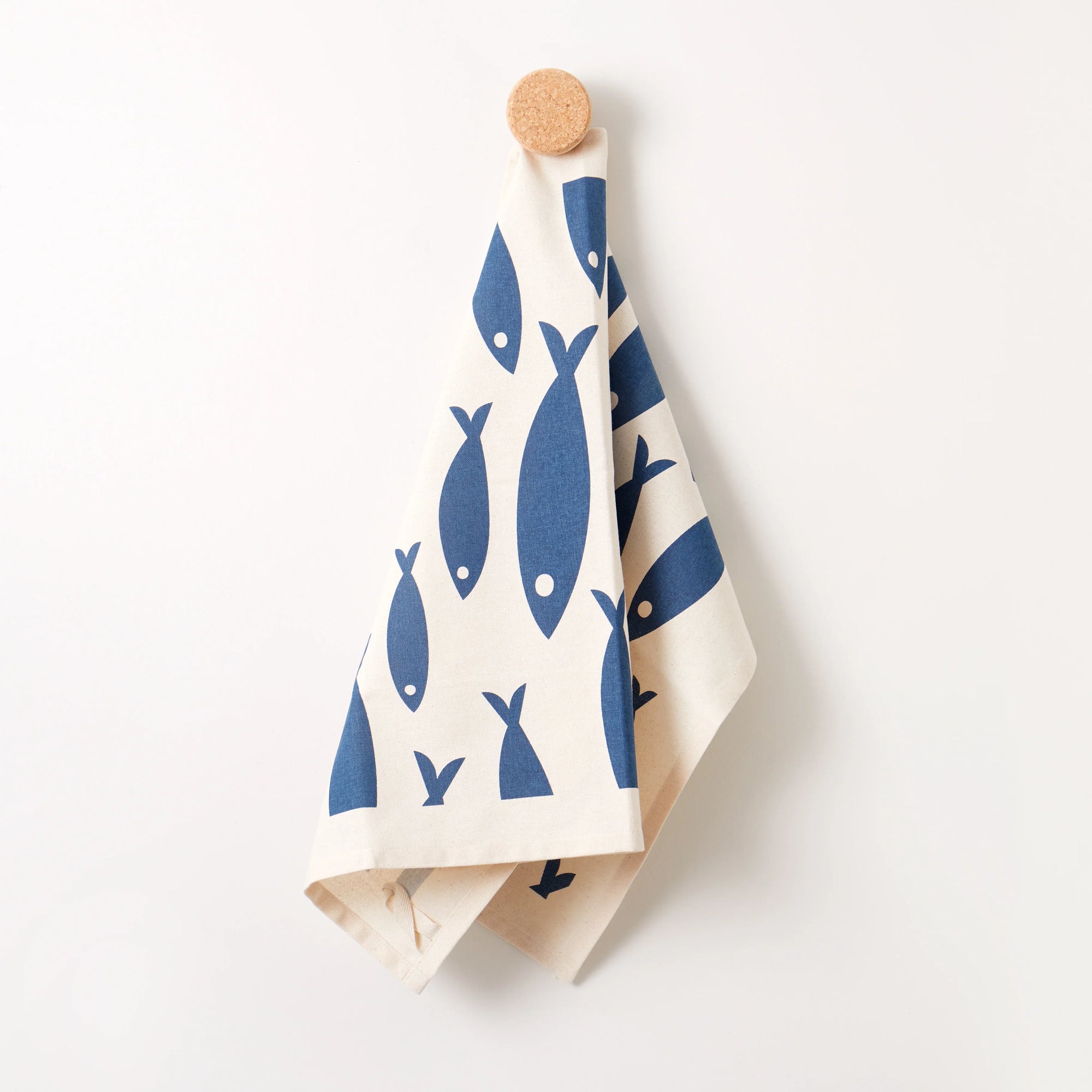 Organic Tea Towel | Fish