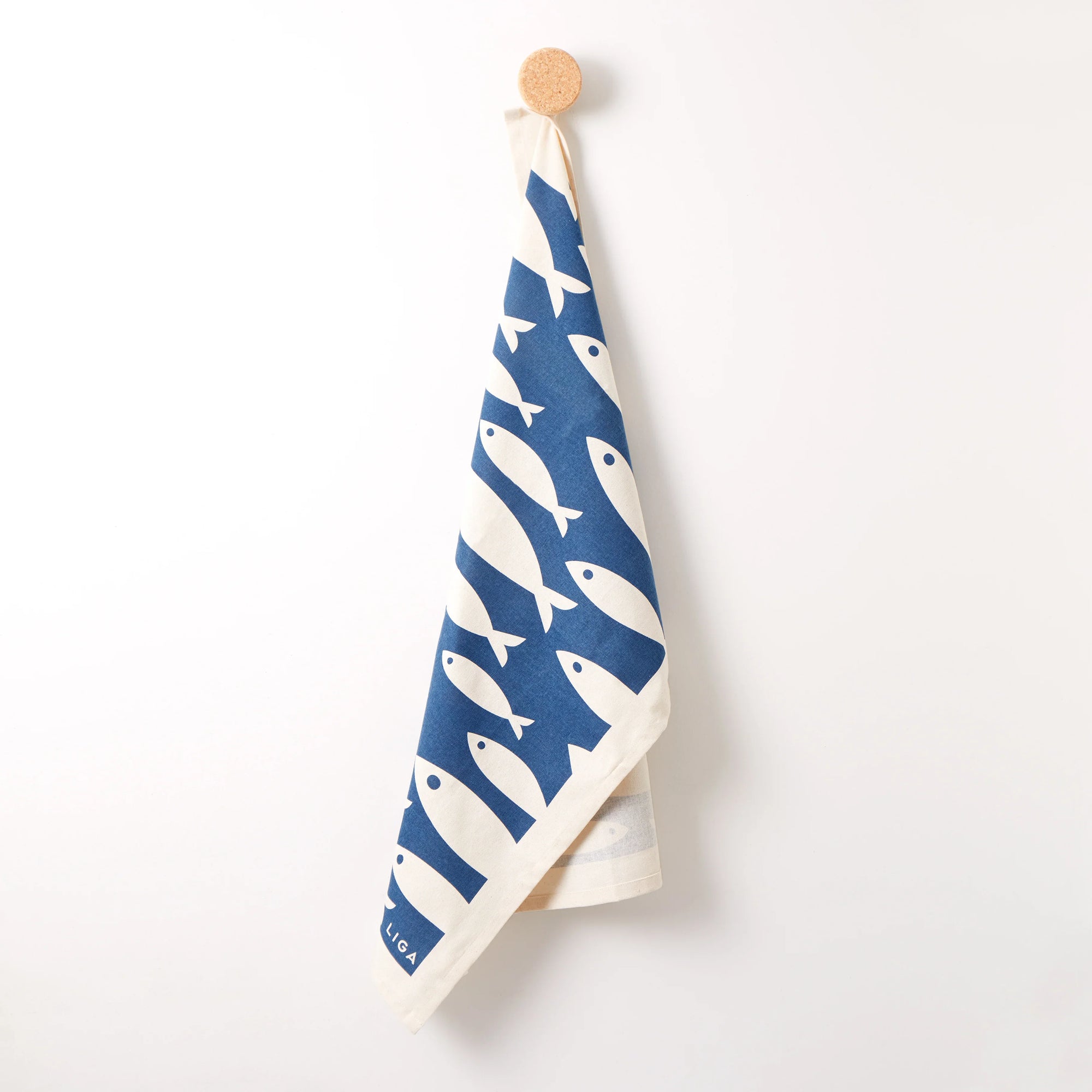 Organic Tea Towel | Fish In The Sea