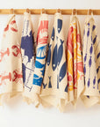 Organic Tea Towel | Fish