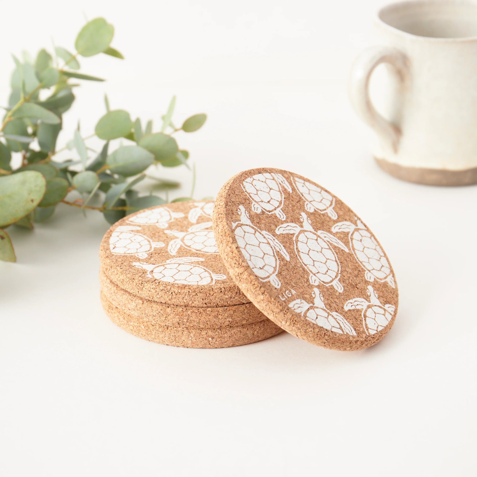 Cork Coasters | Turtles