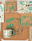 Cork and Tile Trivet | Giraffes