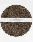 Dash Recycled Rubber & Cork Placemats | Round Set of 4