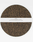 Dash Recycled Rubber & Cork Placemats | Round Set of 4