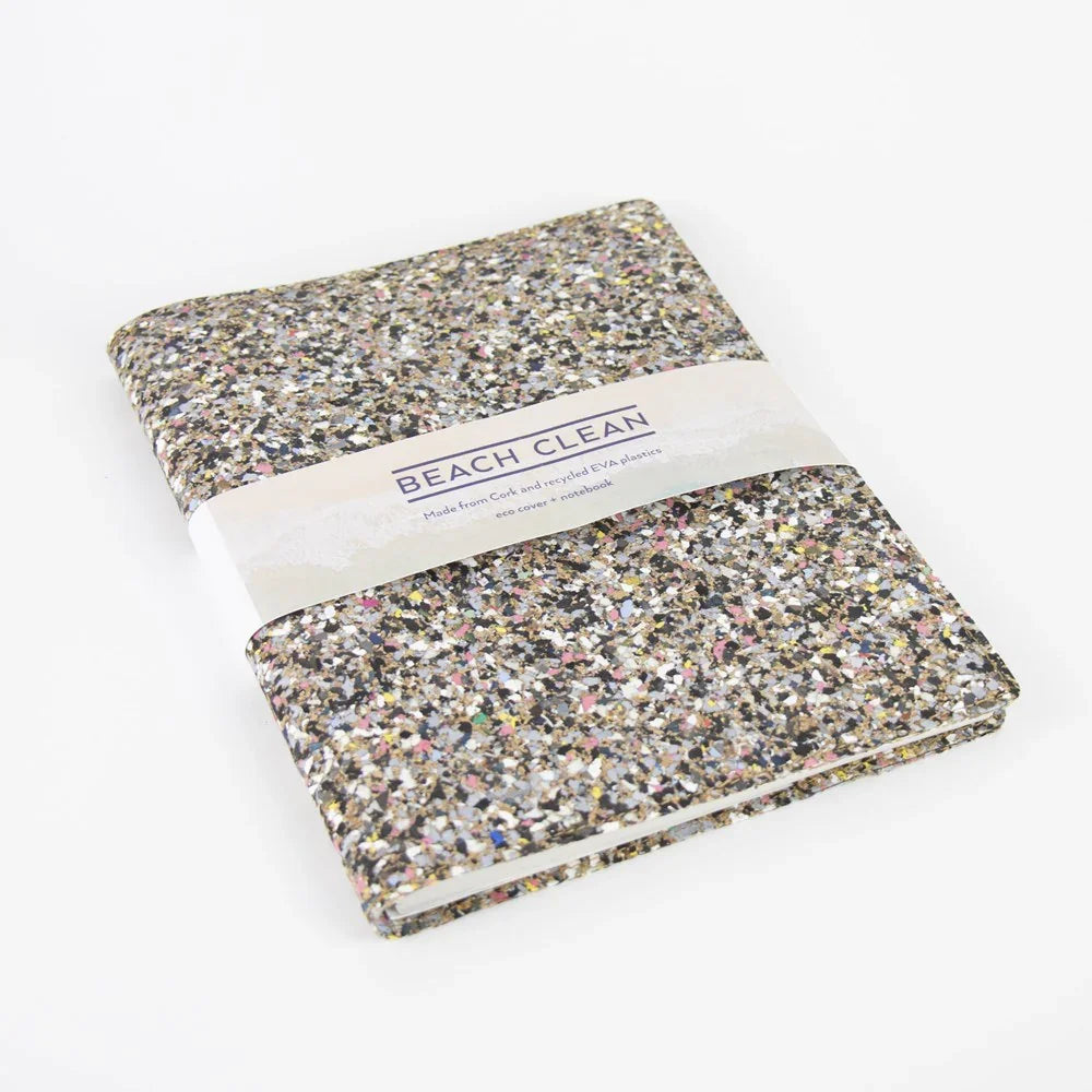 Beach clean A5 notebook and cover