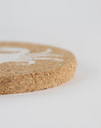 Eco friendly cork Coasters. Crab design