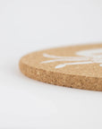 Eco friendly cork placemats + coasters. Crab design