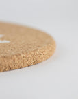 Eco friendly cork placemats + coasters. Fern design