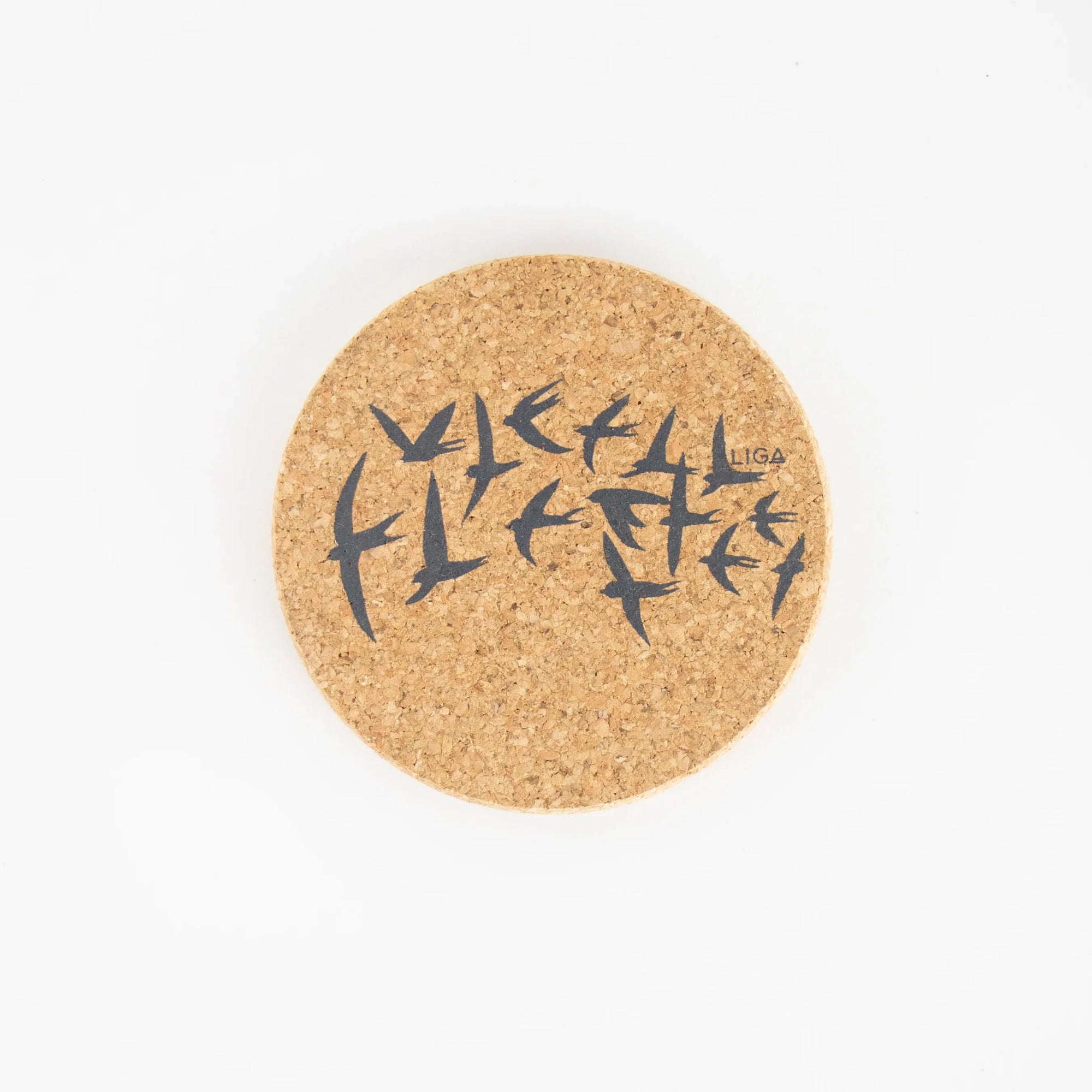 Eco friendly cork coasters. Swallow Design